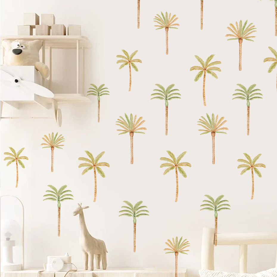 Baby Nursery Vinyl Wall Stickers - Pegatina de pared de palmera de