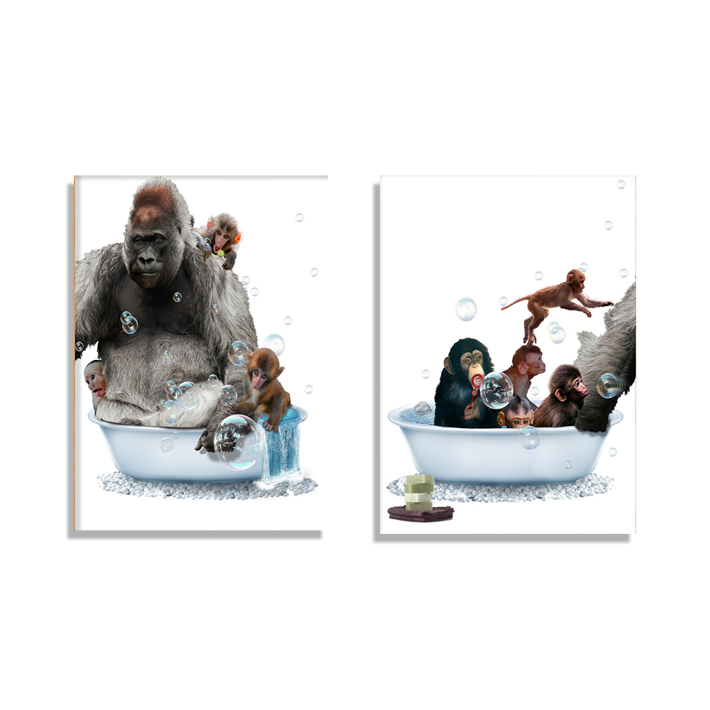 Baby Zoo Nursery - Impresión de Bañera de Bebé con