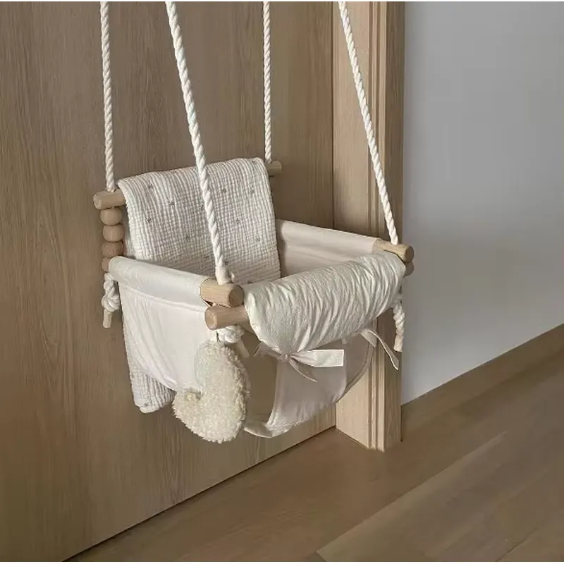 Baby Nursery Rocking Chair - Silla Mecedora Colgante de Madera para