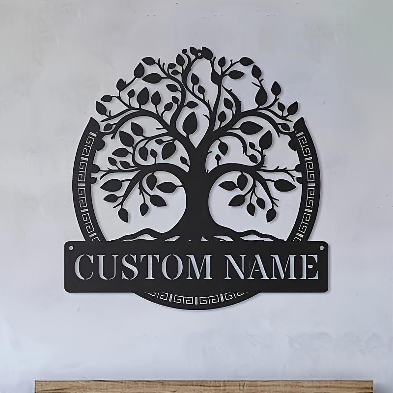 Baby Name Wall Art - Arte de Pared de Metal Personalizado