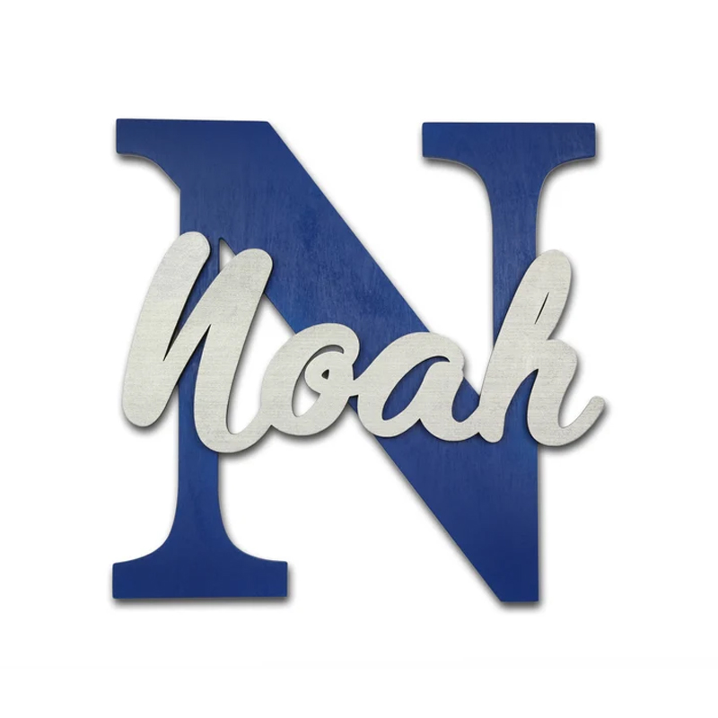 Baby Nursery Letters - Letras de madera, letras para colgar