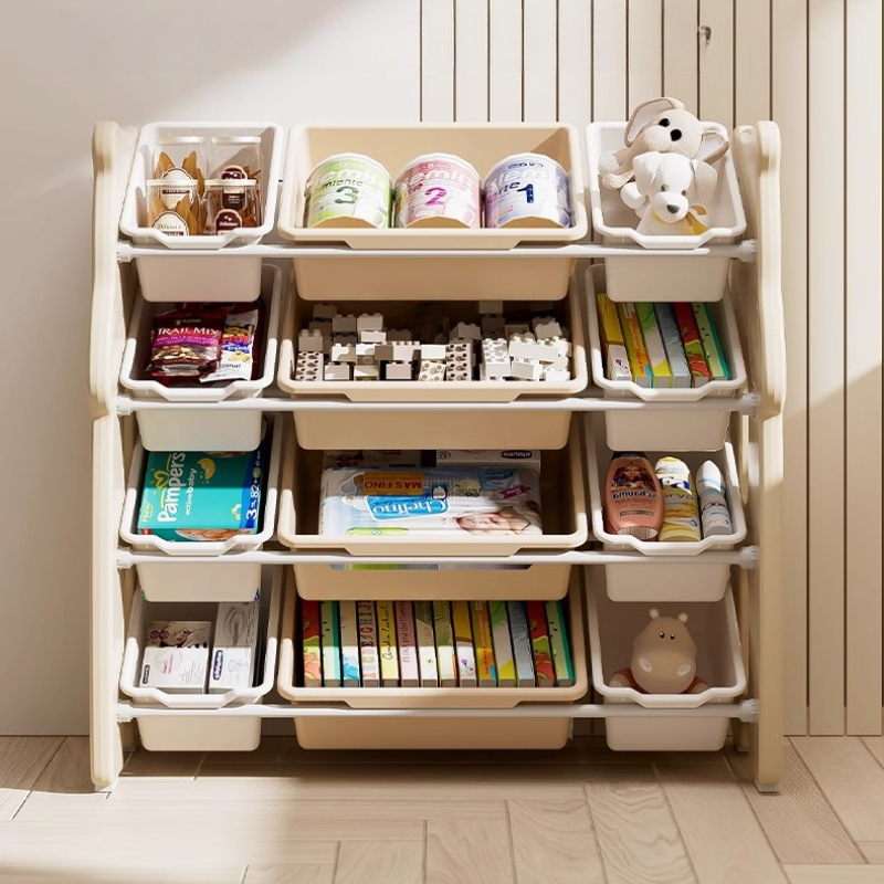 Baby Nursery Bookcase - Organizador de juguetes de pie para