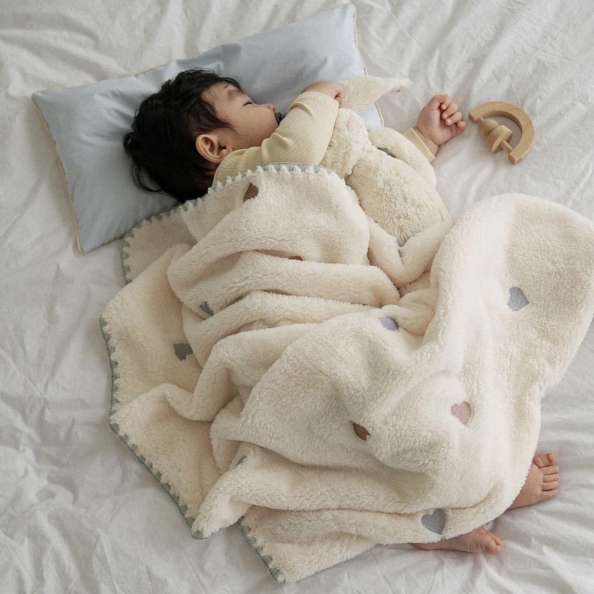 Baby Girl Nursery Quilt - Mantas de invierno para bebé, mantas