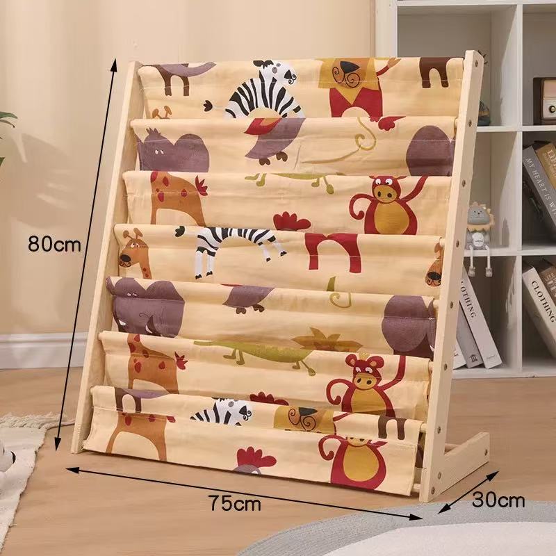 Baby Nursery Bookcase - Estantería de Madera Maciza para el