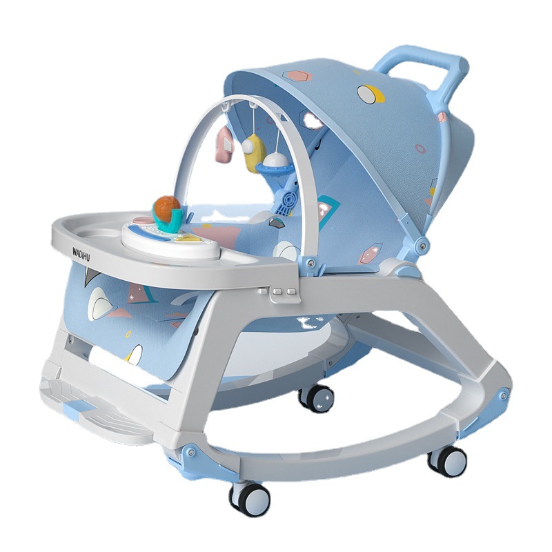 Baby Nursery Rocking Chair - Mecedora portátil multifuncional 2 en 1