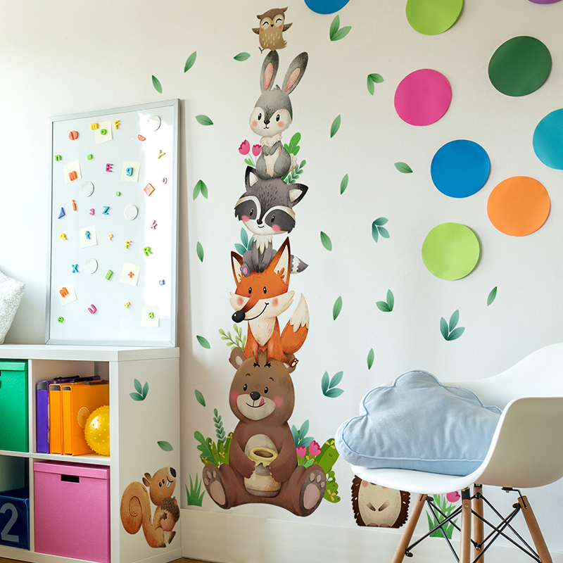 Pegatina de pared apilable de  - Baby Nursery Vinyl Wall Stickers reseña y precio