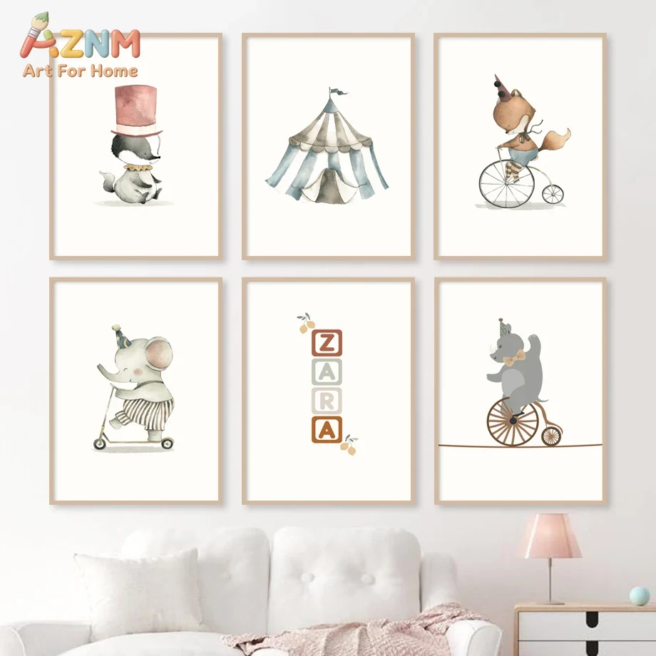 AZNM Póster de Lienzo sin Marc - Baby Name Wall Art reseña y precio