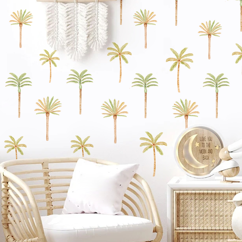 Pegatina de pared de palmera d - Baby Nursery Vinyl Wall Stickers reseña y precio