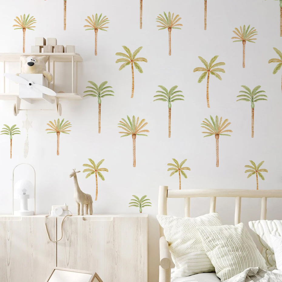 Pegatina de pared de palmera d - Baby Nursery Vinyl Wall Stickers reseña y precio