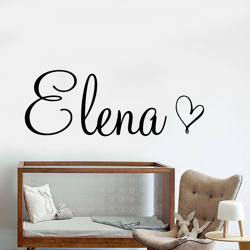 Calcomanía artística de pared  - Baby Name Wall Art reseña y precio