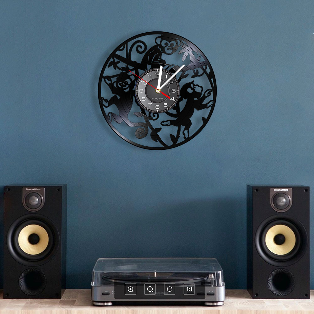 Reloj de Pared de Vinilo con D - Baby Zoo Nursery reseña y precio