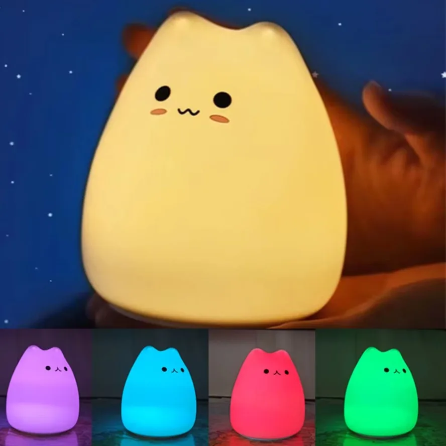 Luz LED nocturna en 7 colores, - Baby Nursery Colors reseña y precio