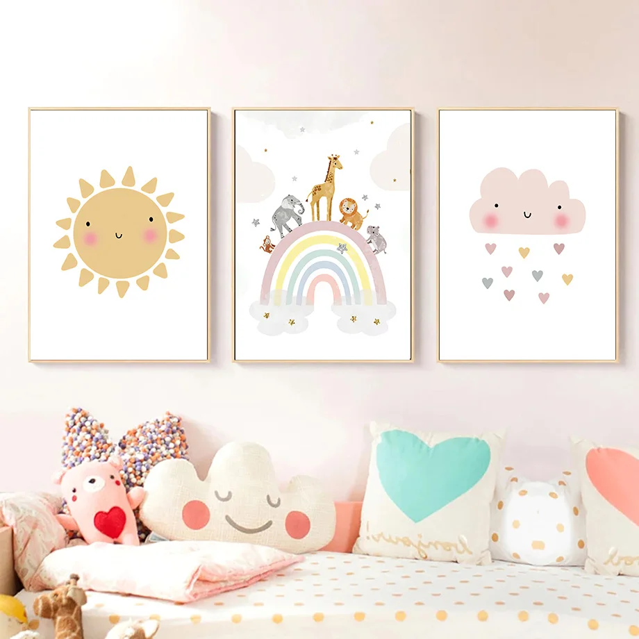 Pósteres nórdicos de jirafa, e - Baby Name Wall Art reseña y precio