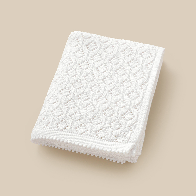 Mantas de bebé tejidas de 90*7 - Baby Girl Nursery Quilt reseña y precio