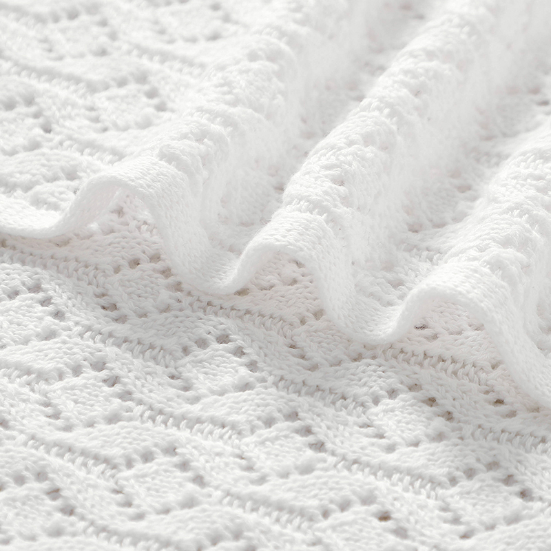 Mantas de bebé tejidas de 90*7 - Baby Girl Nursery Quilt reseña y precio