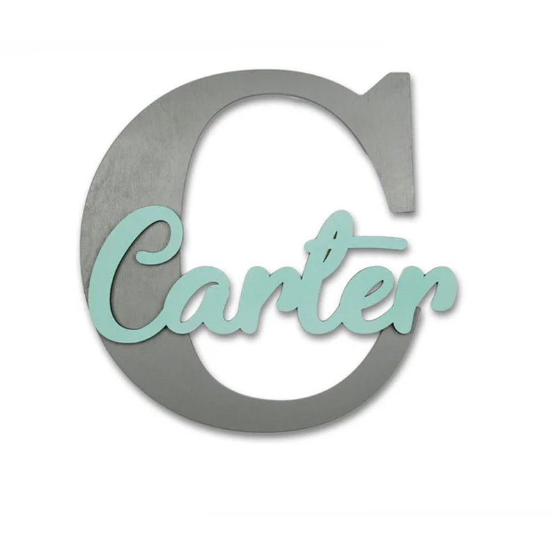 Letras de madera, letras para  - Baby Nursery Letters reseña y precio