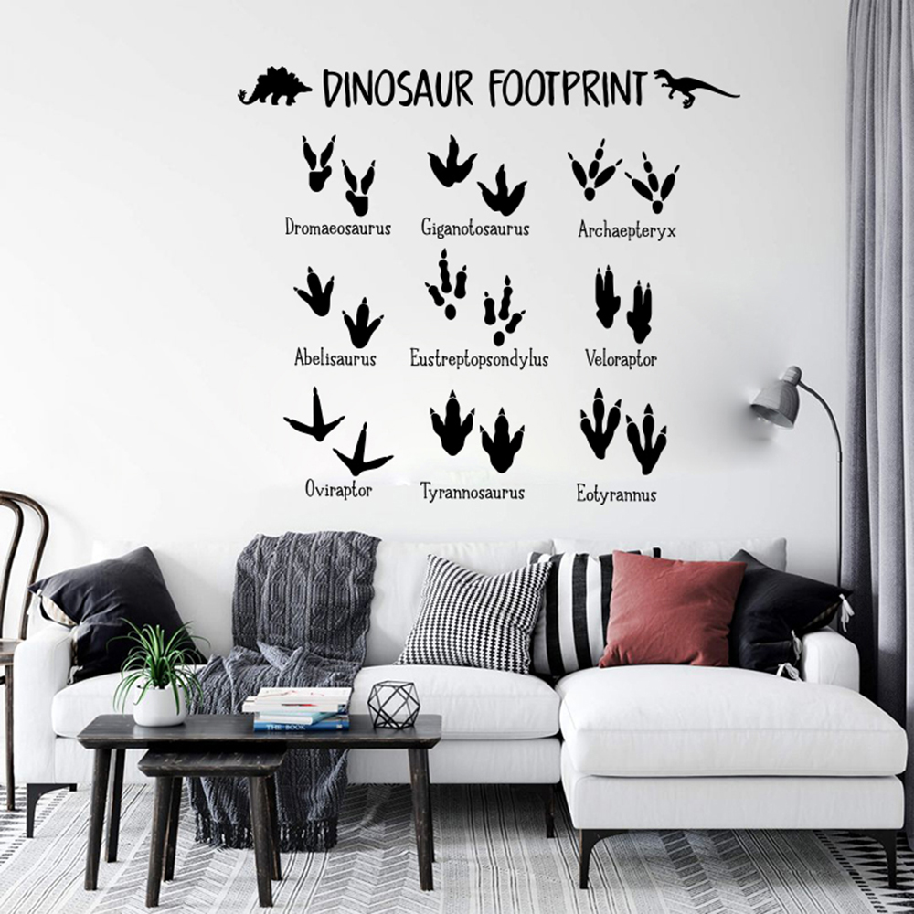 Pegatina de pared de pata de h - Baby Nursery Vinyl Wall Stickers reseña y precio