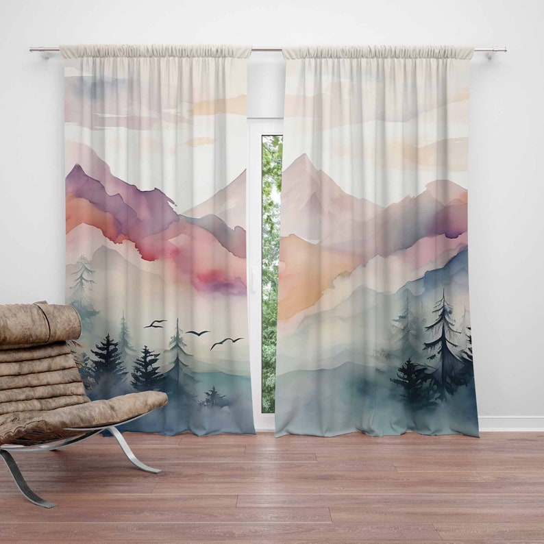 Cortina de guardería de bosque - Baby Nursery Youtube reseña y precio