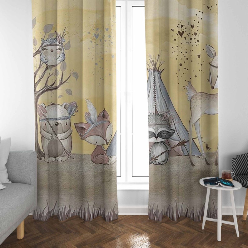 Cortina bohemia de animales pa - Baby Nursery Youtube reseña y precio