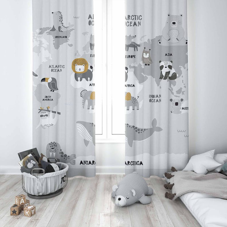 Cortinas para guardería con ma - Baby Nursery Youtube reseña y precio