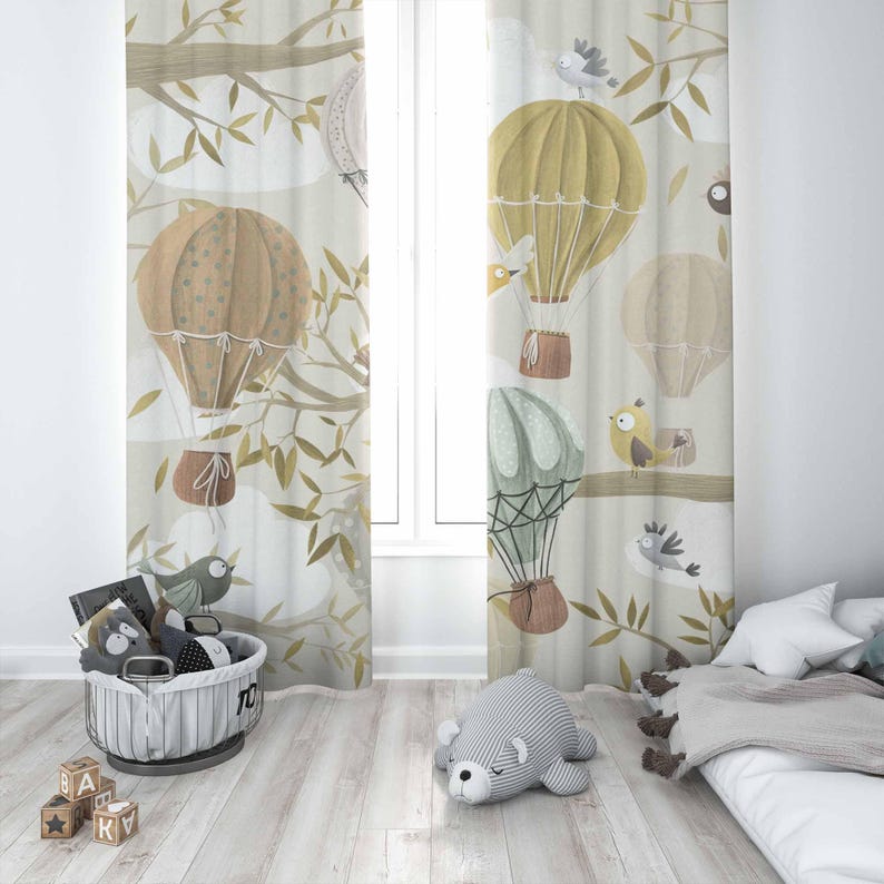 Cortinas con globos de aire ca - Baby Nursery Youtube reseña y precio