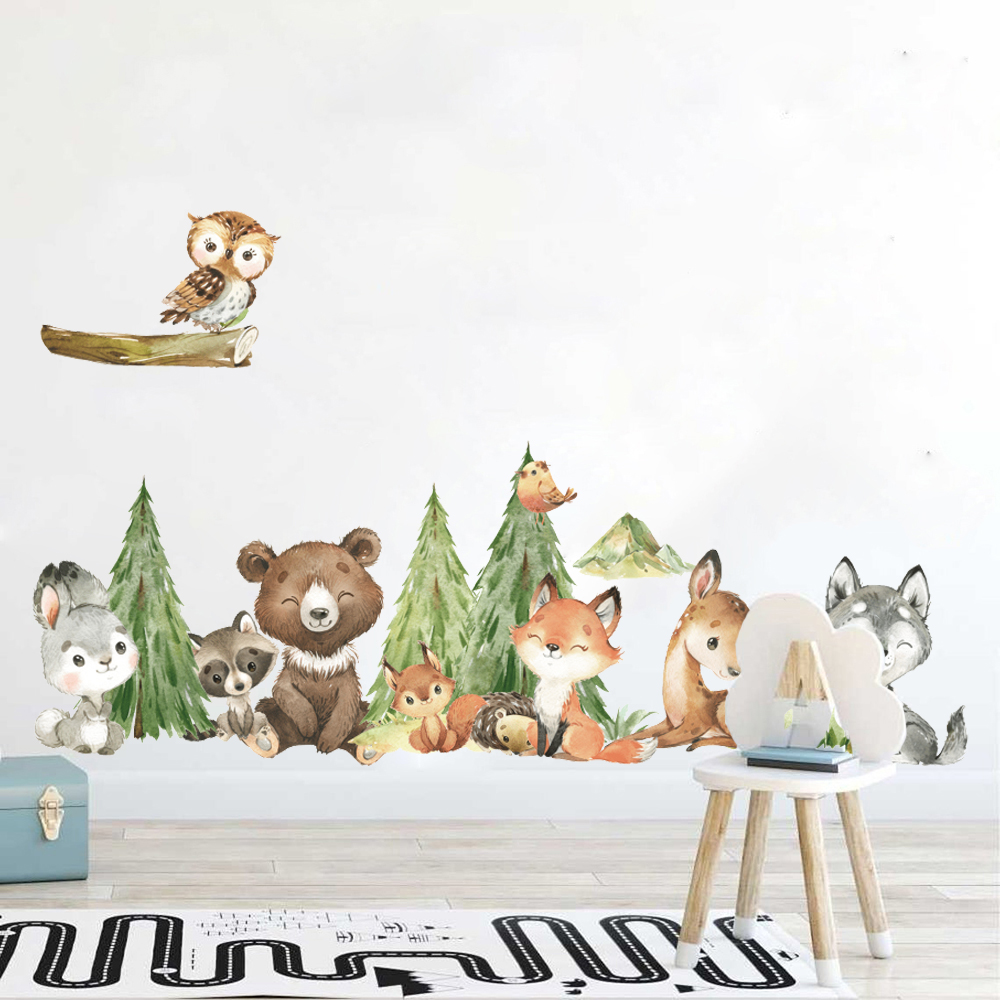 Pegatina de pared de animales  - Baby Nursery Package reseña y precio