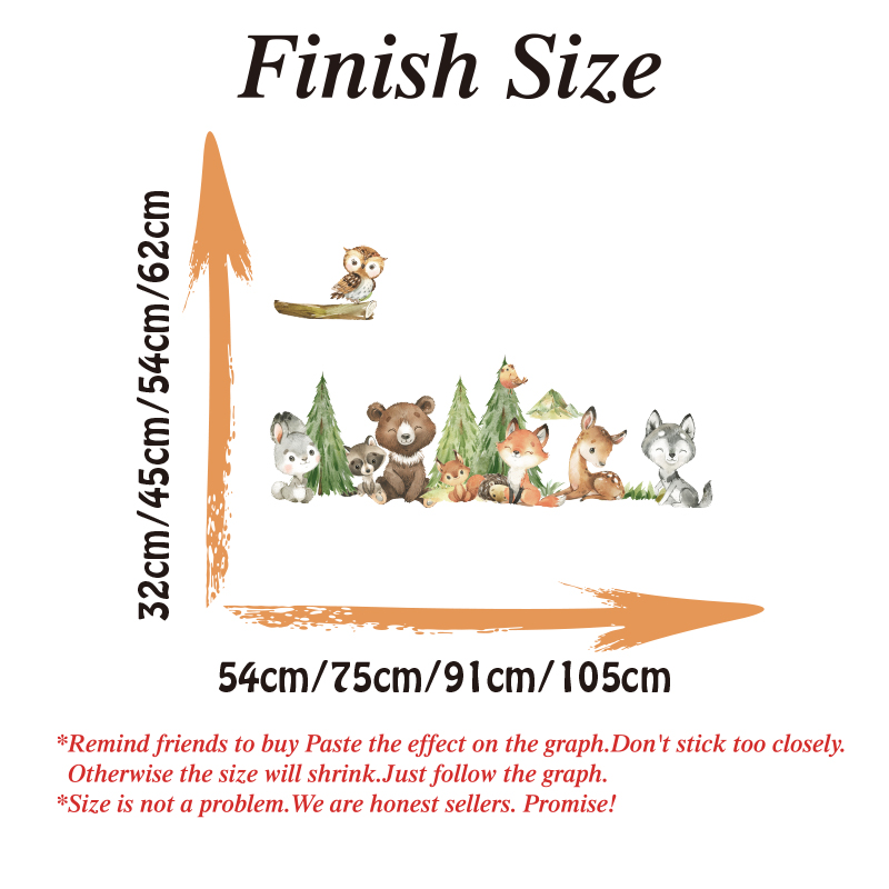 Pegatina de pared de animales  - Baby Nursery Package reseña y precio