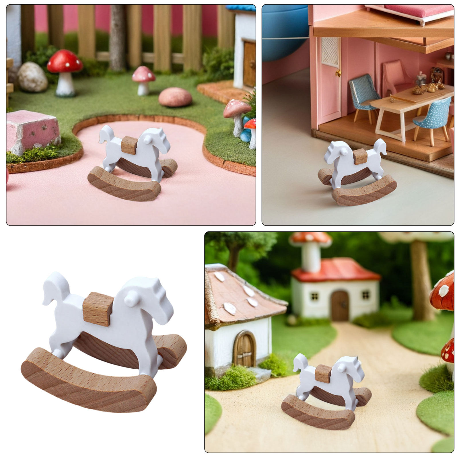 Juego de 3 Caballitos Mecedoro - Baby Nursery Colors reseña y precio