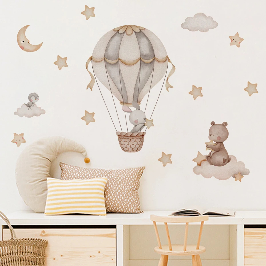 Pegatinas de pared de nube con - Baby Nursery Package reseña y precio