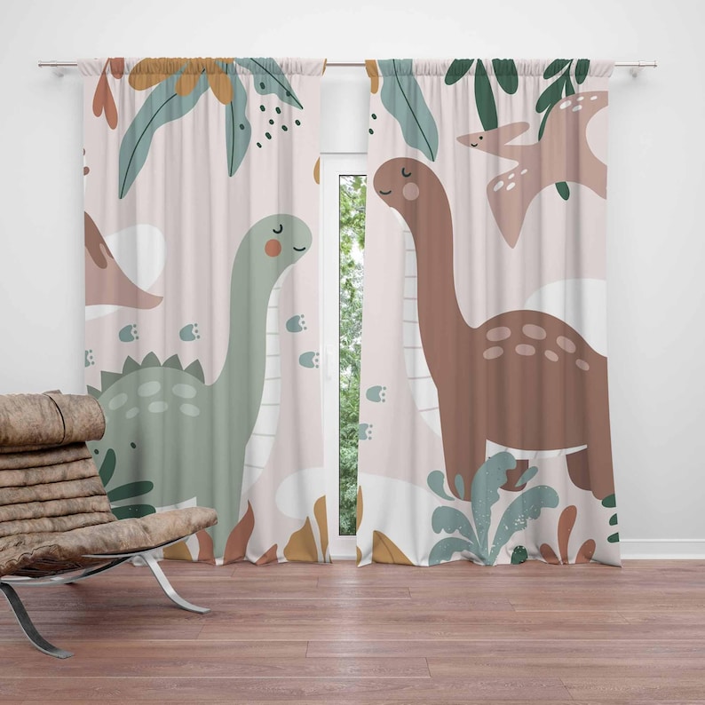 Cortinas de dinosaurio para gu - Baby Nursery Youtube reseña y precio