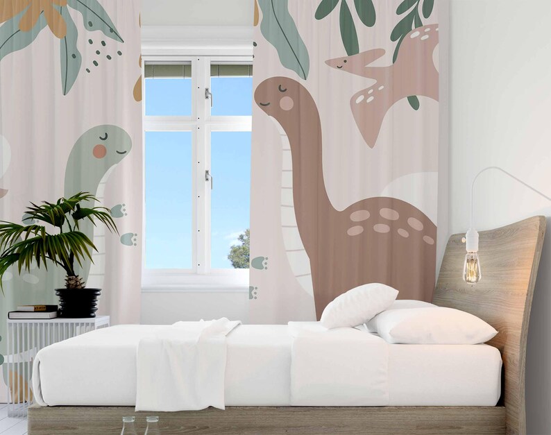Cortinas de dinosaurio para gu - Baby Nursery Youtube reseña y precio