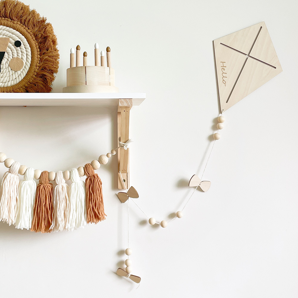 Adornos de pared de madera nór - Baby Nursery Letters reseña y precio