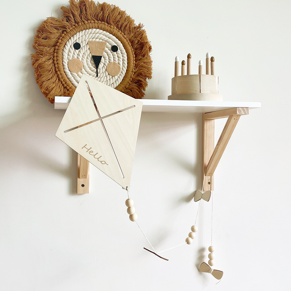Adornos de pared de madera nór - Baby Nursery Letters reseña y precio