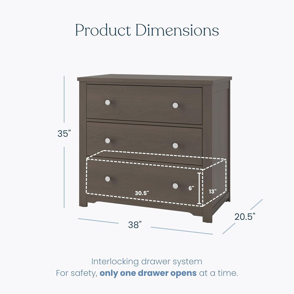 Cómoda Harmony 3-Der con cambi - Changing Table Topper reseña y precio