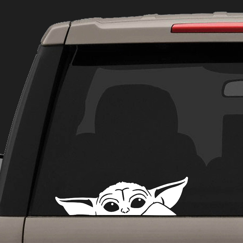 Calcomanías para coche de Baby - Baby Yoda Nursery Decor reseña y precio
