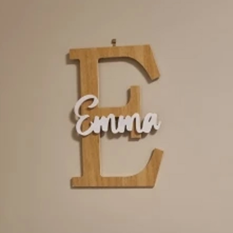 Letrero de madera personalizad - Baby Nursery Letters reseña y precio