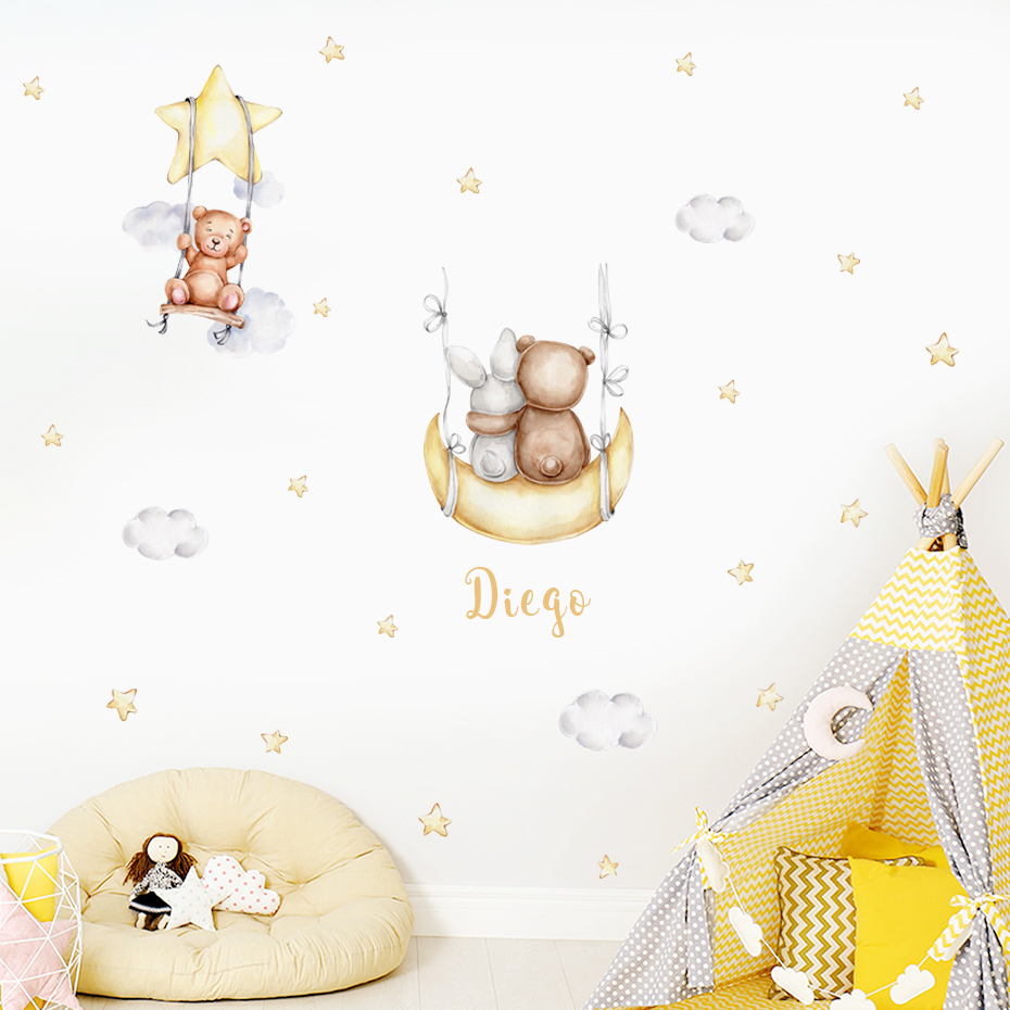 Calcomanías de Pared de Vinilo - Baby Nursery Vinyl Wall Stickers reseña y precio
