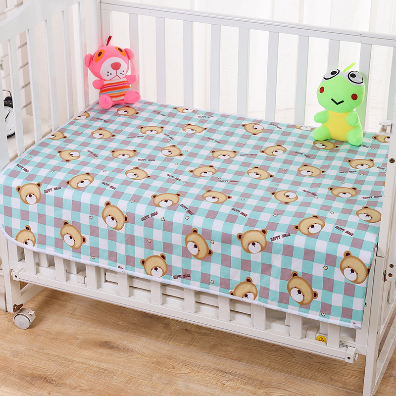 Sábana de cuna impermeable par - Changing Table Topper reseña y precio
