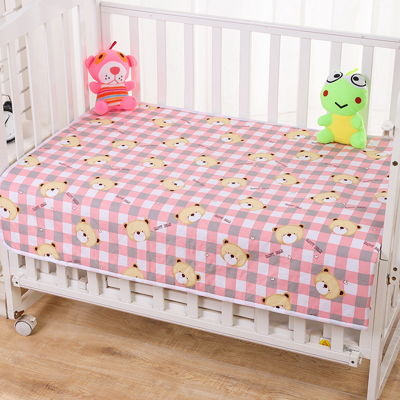 Sábana de cuna impermeable par - Changing Table Topper reseña y precio