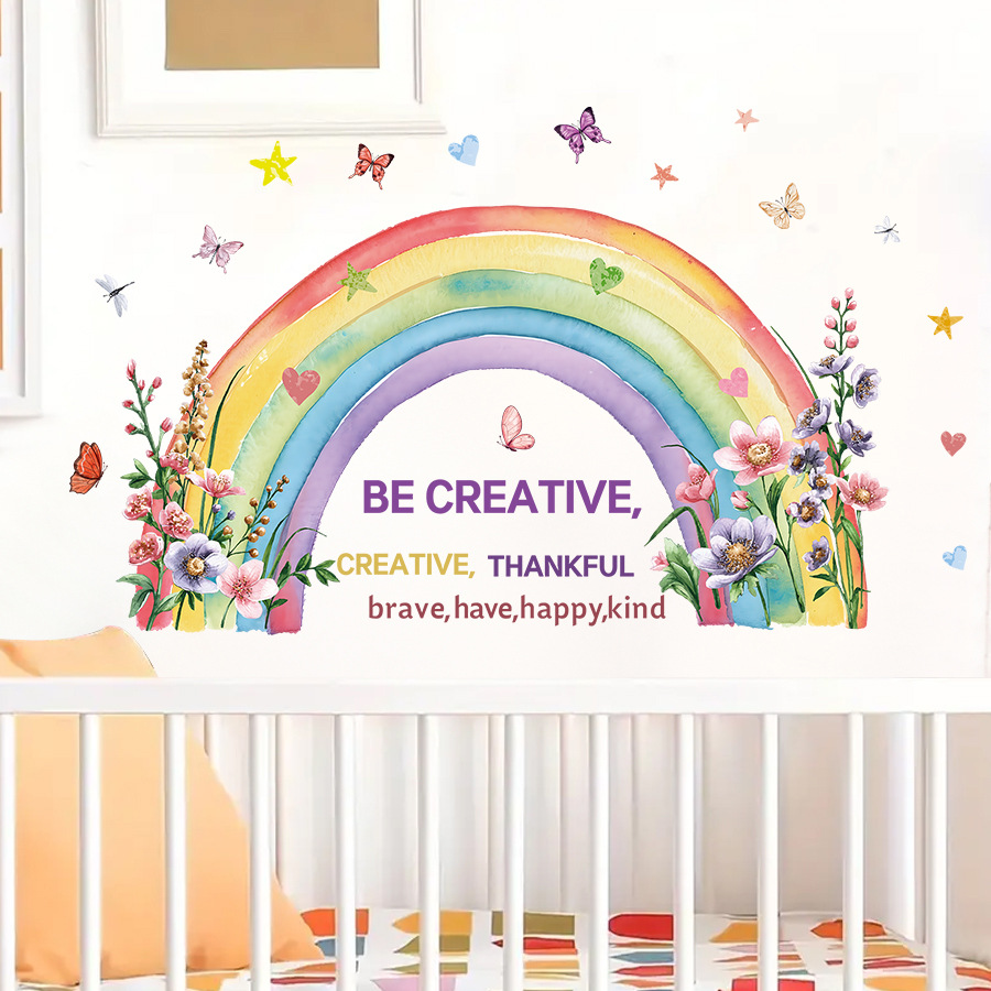 Pegatinas de pared de mariposa - Baby Nursery Vinyl Wall Stickers reseña y precio