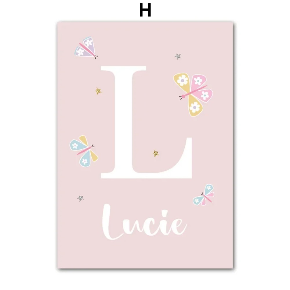 Pósteres e impresiones de arte - Baby Name Wall Art reseña y precio