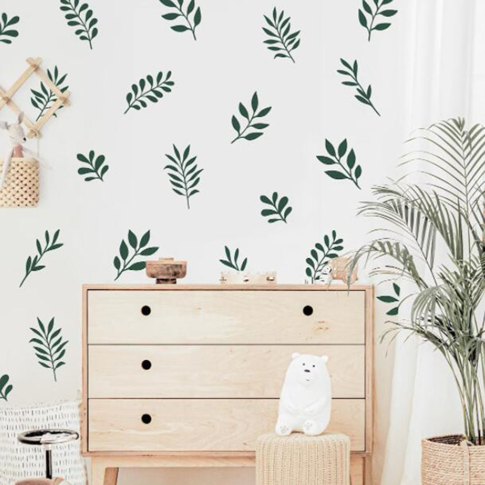 41 Uds. Adhesivo de pared de h - Baby Nursery Vinyl Wall Stickers reseña y precio