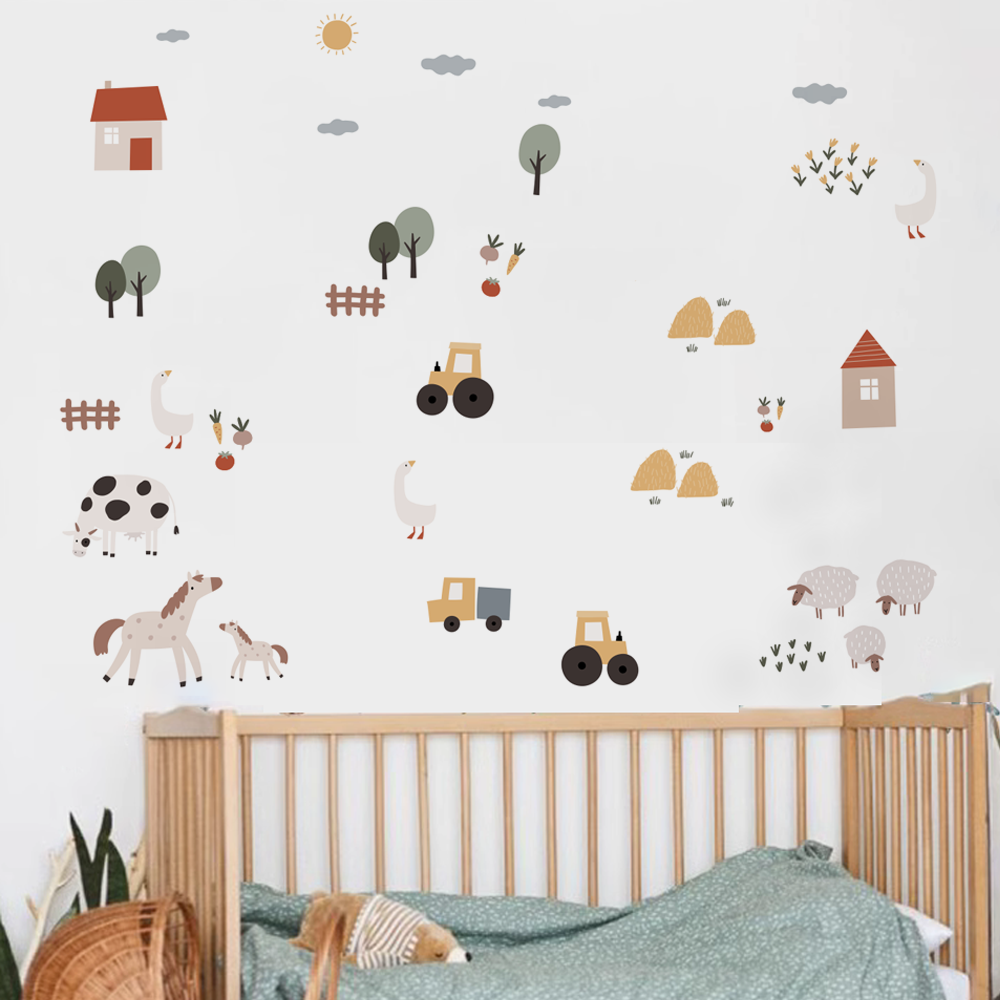 Pegatina de vinilo para pared, - Baby Nursery Vinyl Wall Stickers reseña y precio