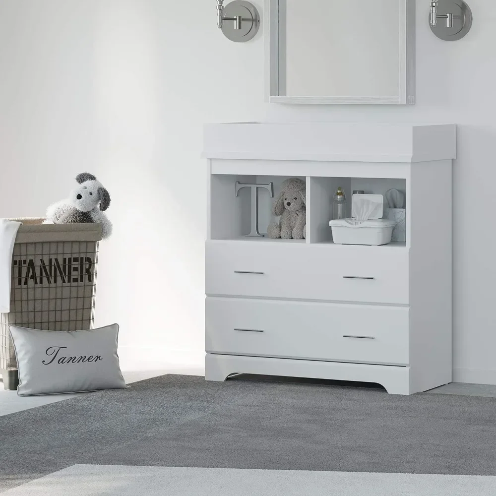 Cómoda cambiadora de 2 cajones - Changing Table Topper reseña y precio