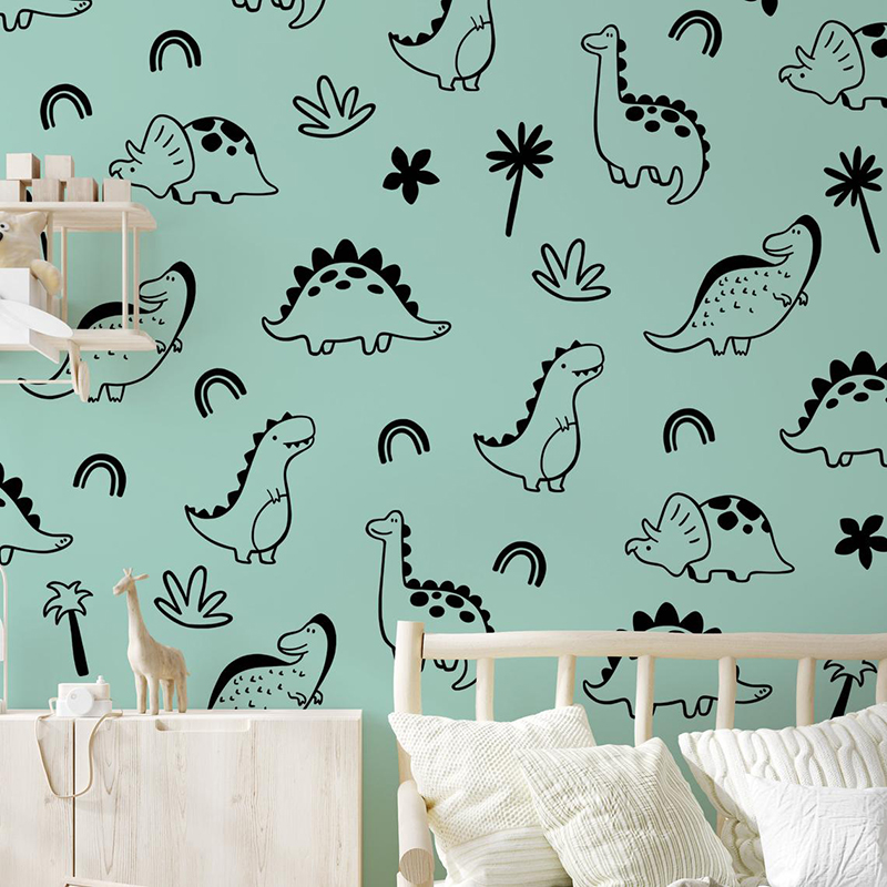 Pegatina de pared geométrica d - Baby Nursery Vinyl Wall Stickers reseña y precio