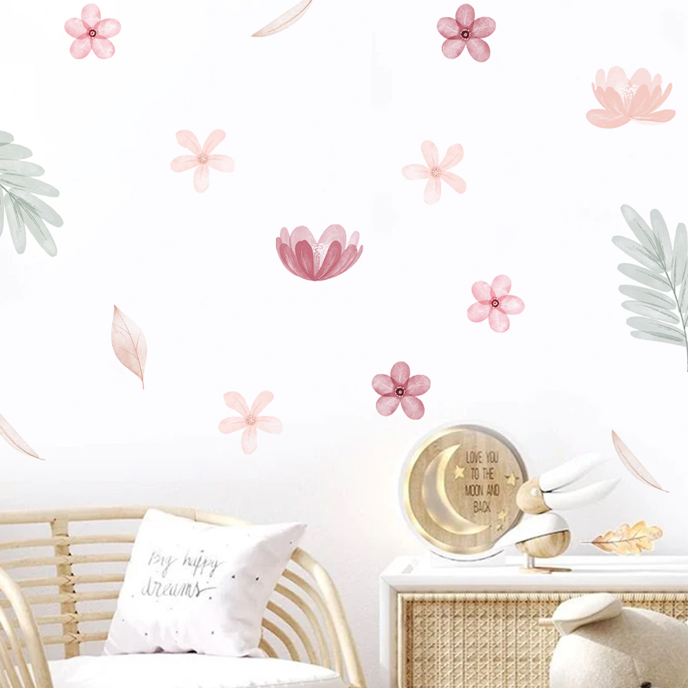 Calcomanías de pared botánicas - Baby Nursery Vinyl Wall Stickers reseña y precio
