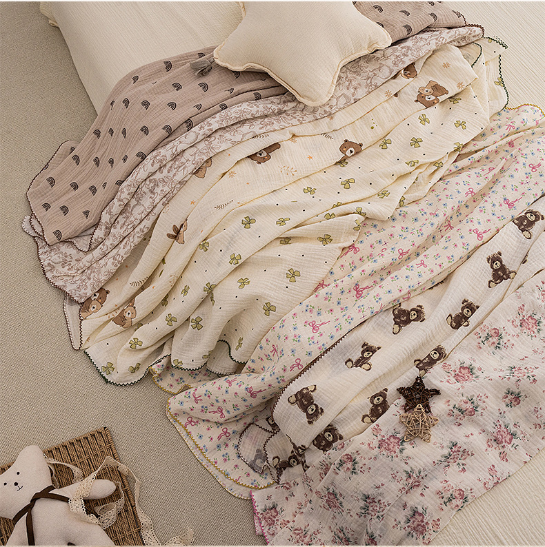 Manta de verano para bebé, man - Baby Girl Nursery Quilt reseña y precio