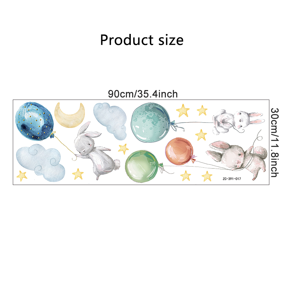 Pegatinas de pared de conejos  - Baby Nursery Package reseña y precio