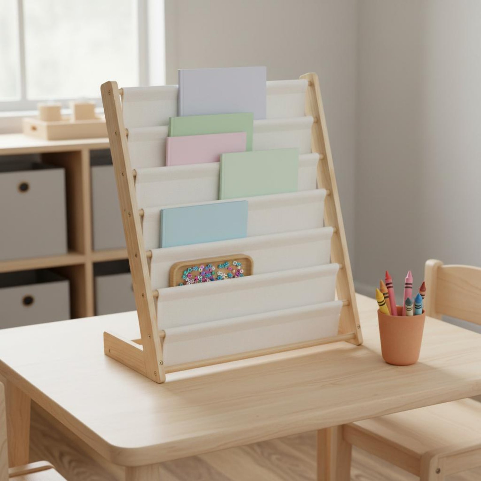 Estantería portátil para niños - Baby Nursery Bookcase reseña y precio