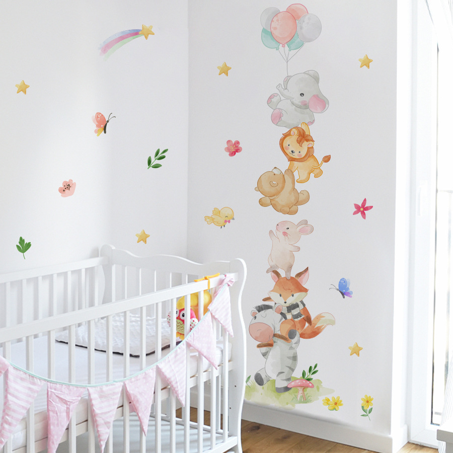Adhesivos de Pared de Animales - Baby Nursery Vinyl Wall Stickers reseña y precio